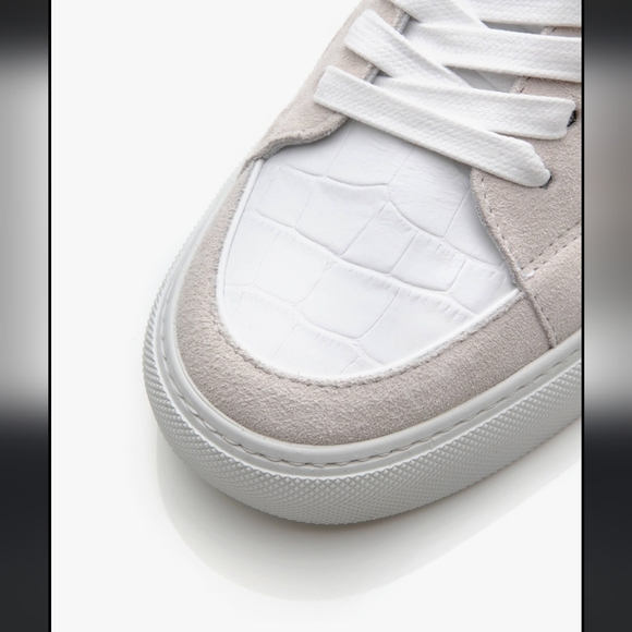 New!! Zadig & Voltaire, High Flash Keith Sneakers, Blanc(White), Size 38 - NIB - Picture 4 of 14